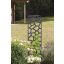 Fém növényfuttató dekoratív kő motívumokkal Stone trellis fekete 0,33x1,2 m