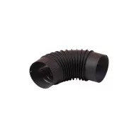 Füstcső könyök fekete átmérő 120 mm