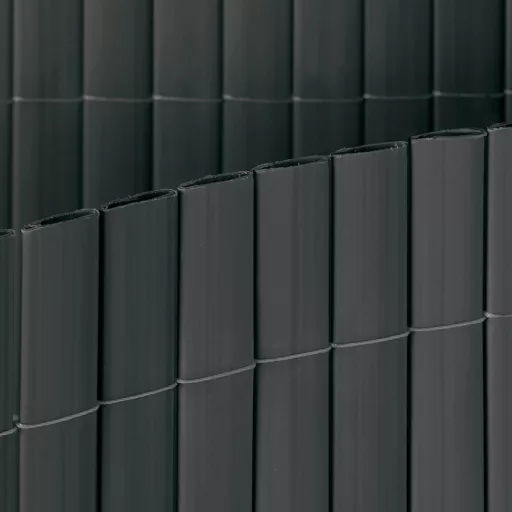 Ovális műanyag nád Litecane PVC szürke 1x3 m