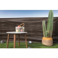 Fence mesh with buttonholes Recynet brown 1,5x50 m