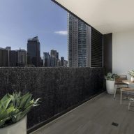 Mesterséges sövény Hidegraphite antracit 1,5x3 m