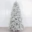 Pine with snowy base, 968 branches 240 cm