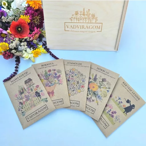 Vadvirágom fa ajándékdoboz-kicsi (5 tasak mag/25 g)