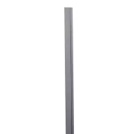   U-alakú lezáró profil Vimet LOP nádkerítéshez 150x3,5x1 cm szürke