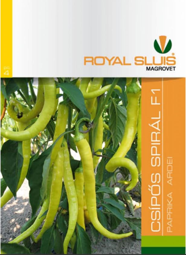 Étkezési paprika Csípős spirál F1 0,4g Royal Sluis