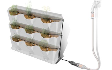 NatureUp! Vertical irrigation system for water tap