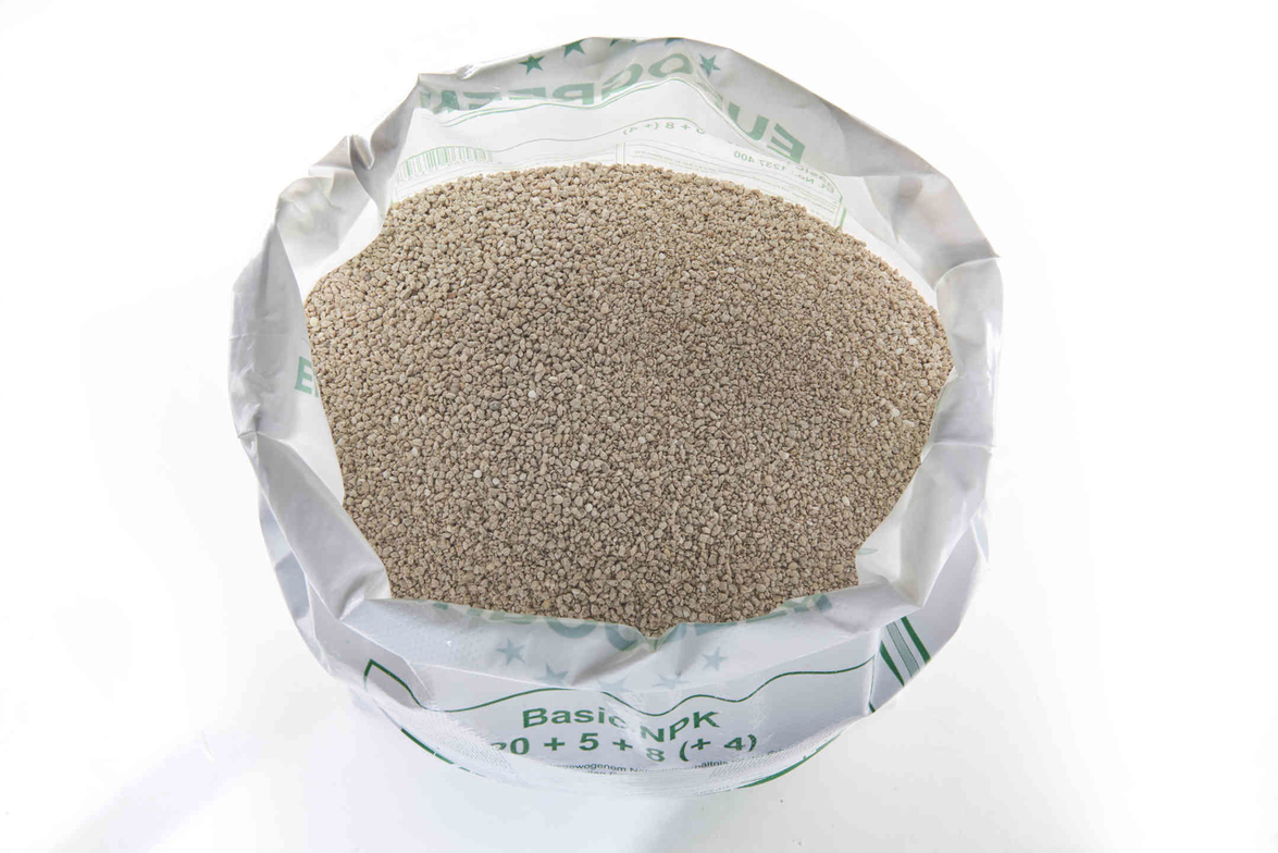 Eurogreen Basic Turf NPK fertiliser 22+5+8(+2)+B,Fe,Zn 8-10 weeks 25 kg