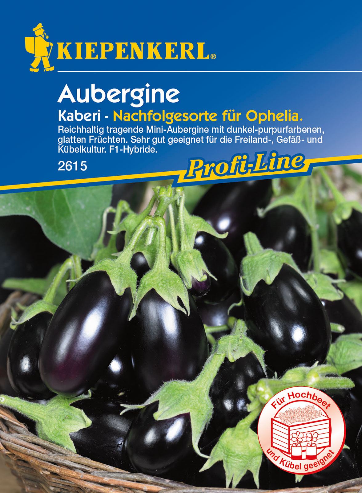 Mini aubergines Kaberi Kiepenkerl 5 pieces