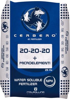 Cerbero water soluble fertilizer 20-20-20+TE 25 kg