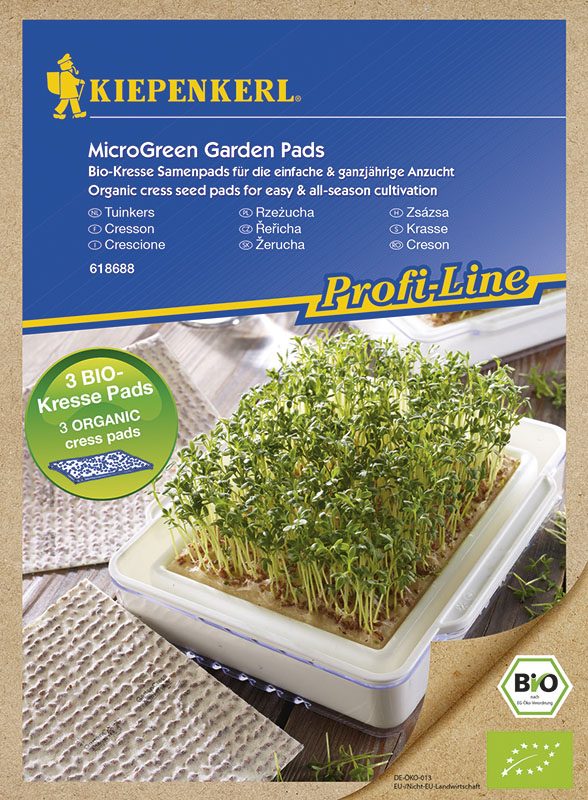 Microgreens Organic Fat Replenishing Seed Pillow Kiepenkerl 3 pcs