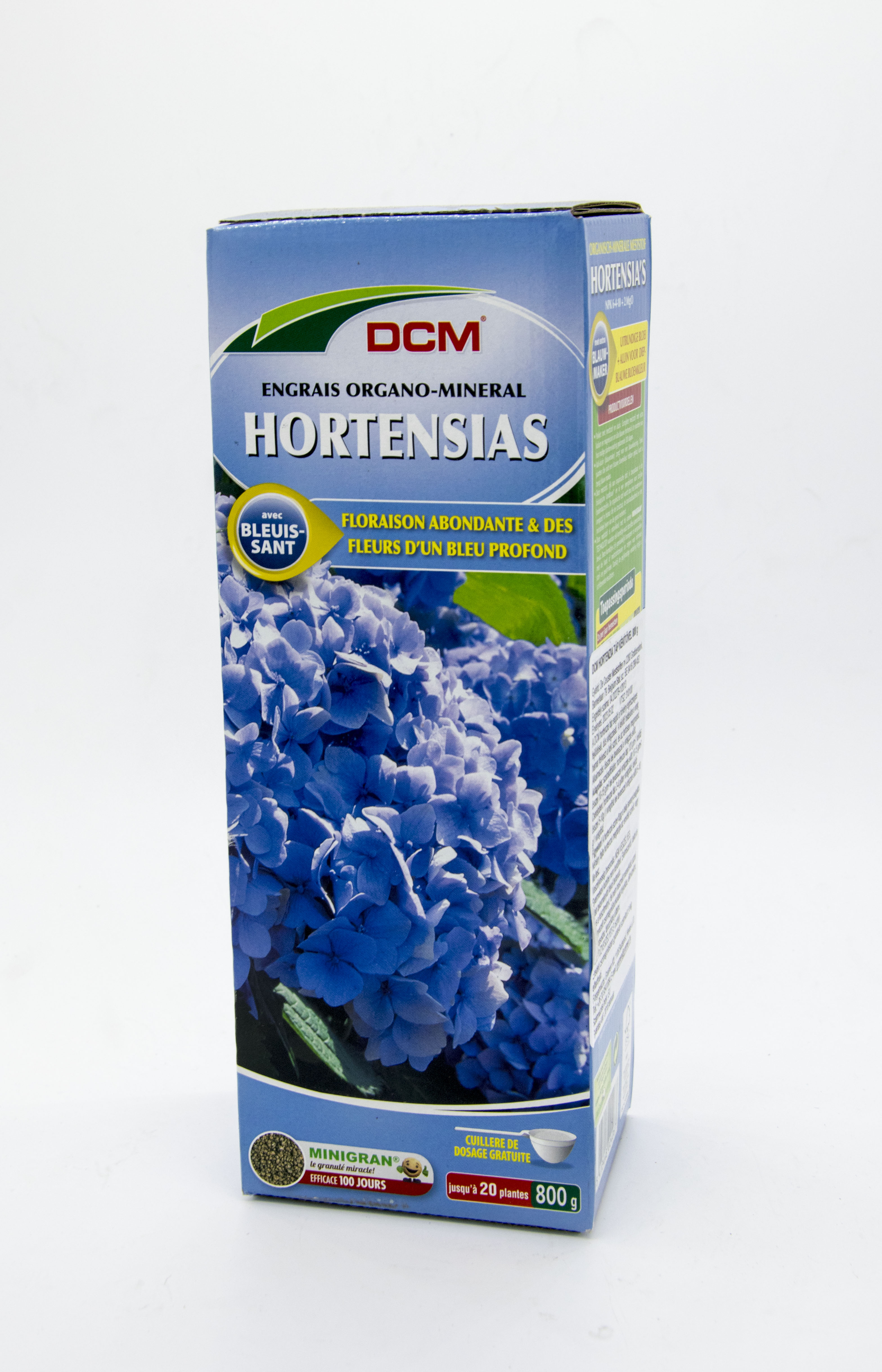 DCM Hortenziatáp kékítővel 800 g