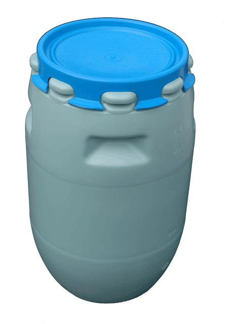 Barrel with plastic lid 220l