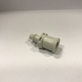 Connector socket with nail