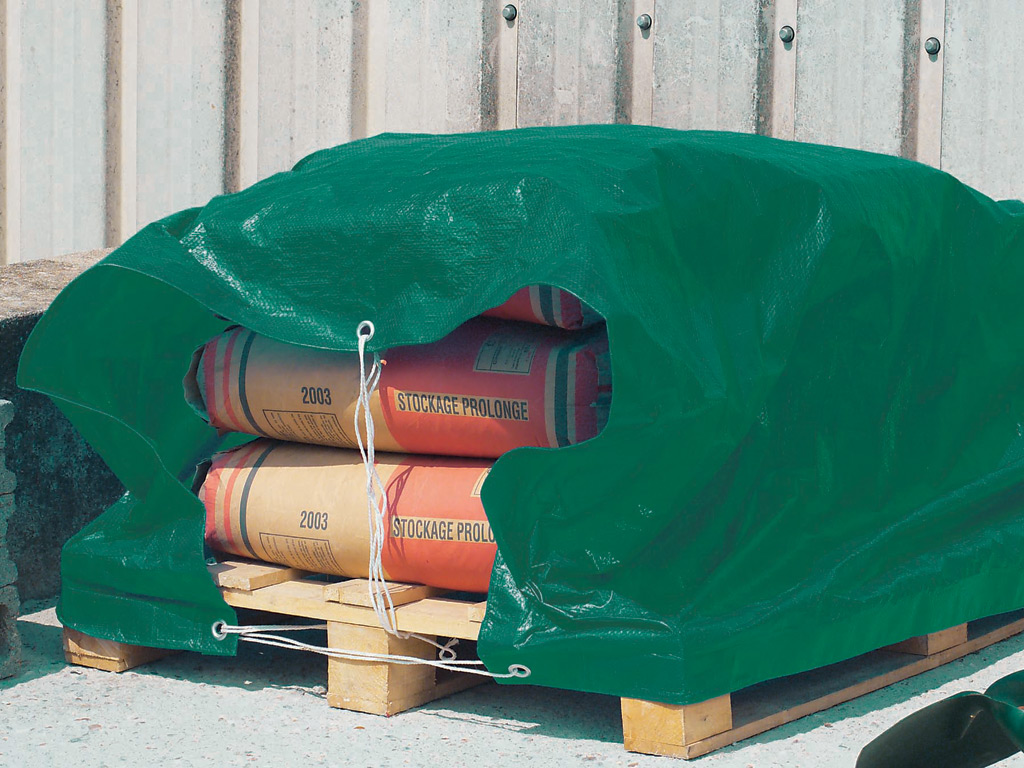 Tarpaulin Protex 5x8 m 80g/m2 green