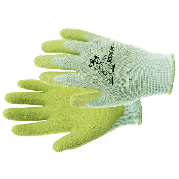 Garden gloves Fudge nylon, latex palm, green size 5