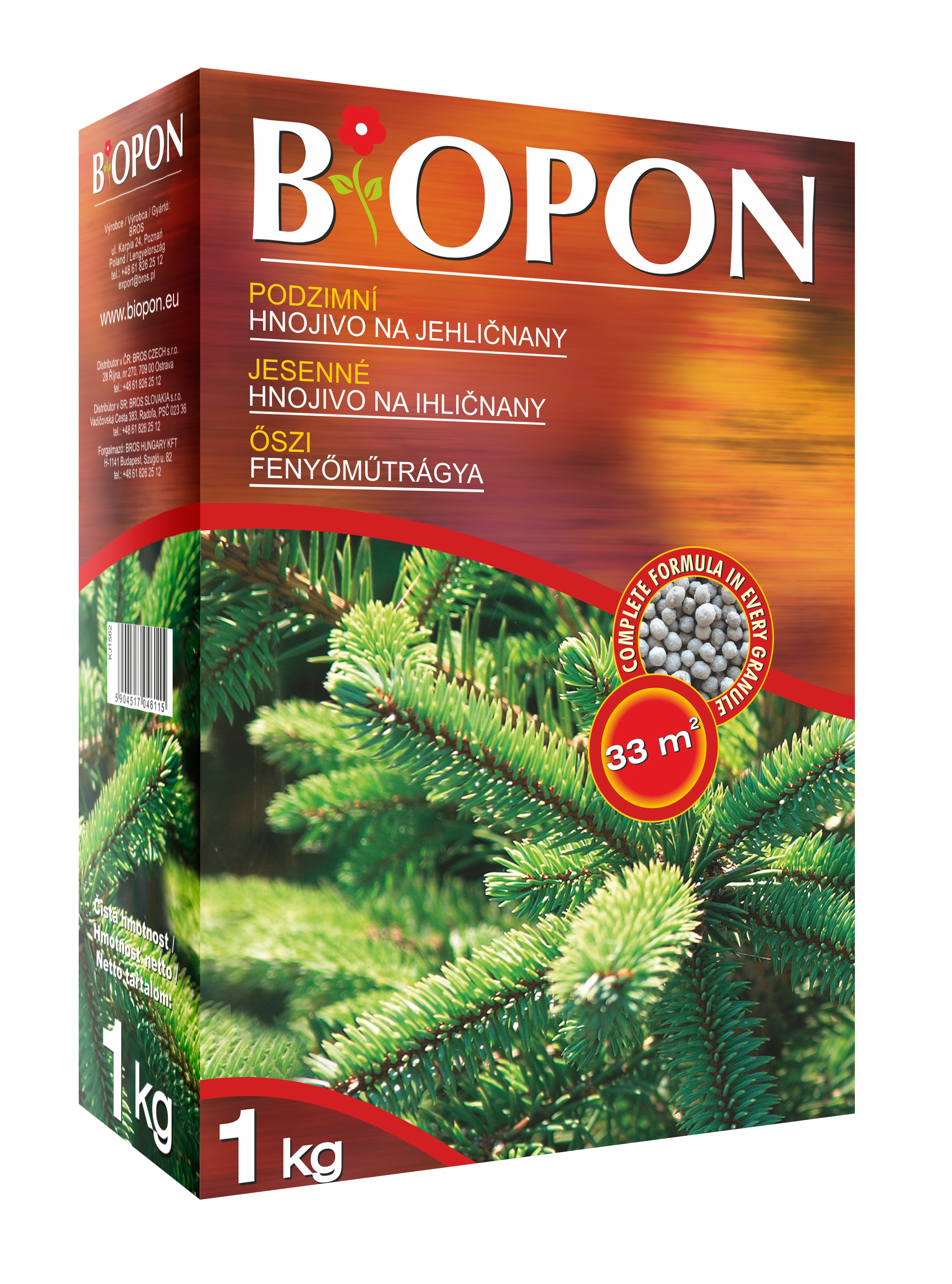 Biopon autumn pine fertilizer 1 kg