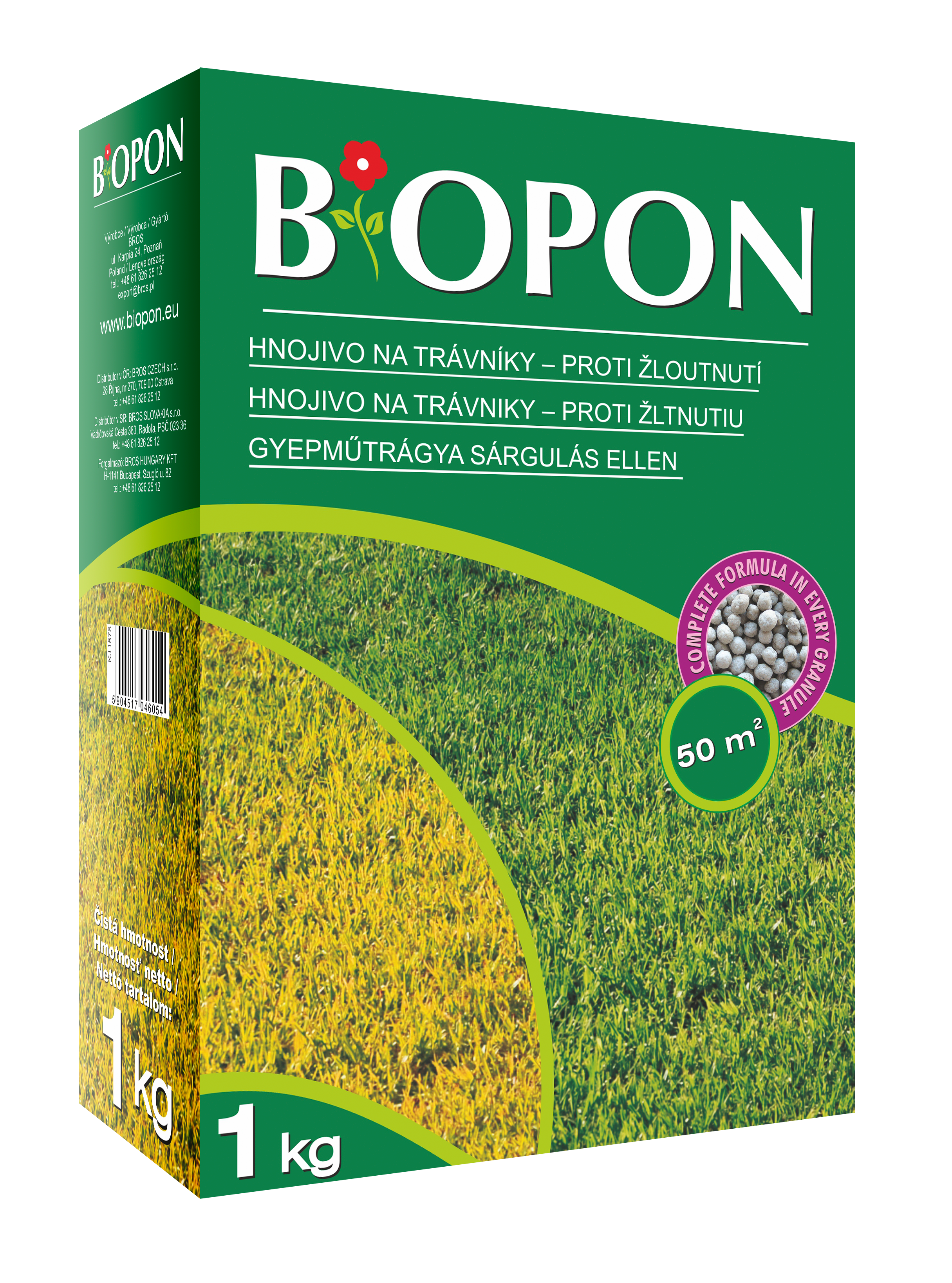 Biopon lawn fertilizer against yellowing 1 kg