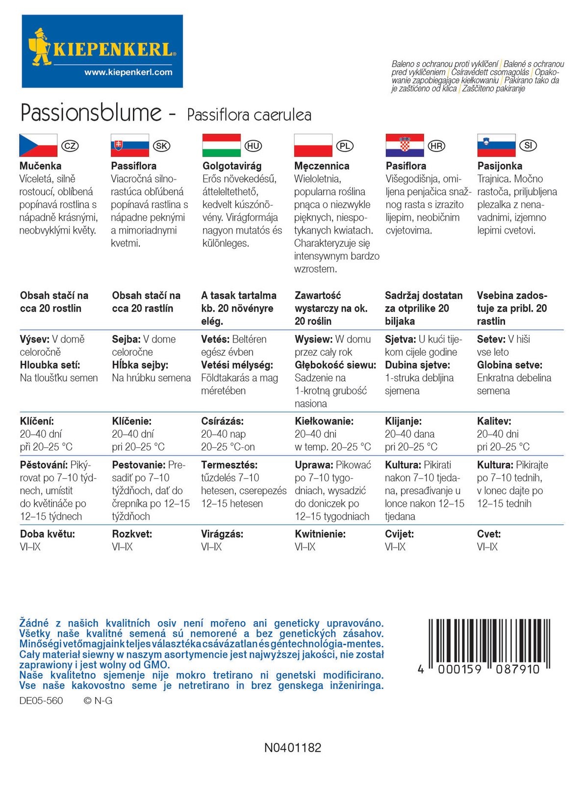 Golgotavirág 20 szem Kiepenkerl