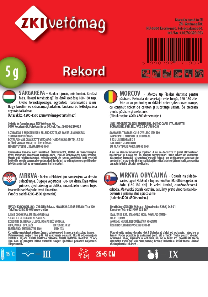 Carrot Record 5g ZKI