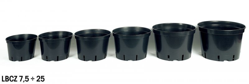 Plastic pots 27x17,6 cm 7,5 l LBCZ
