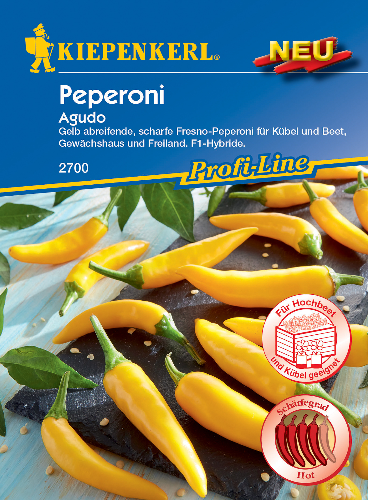 Pepperoni pepper Agudo Kiepenkerl 6 pcs