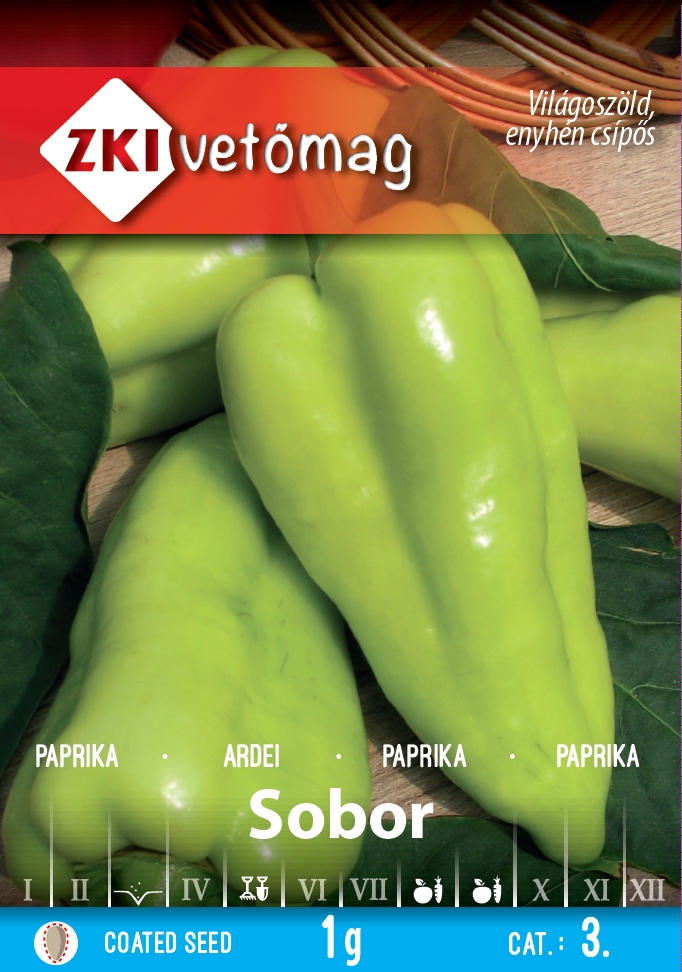 Étkezési paprika Sobor 1g ZKI