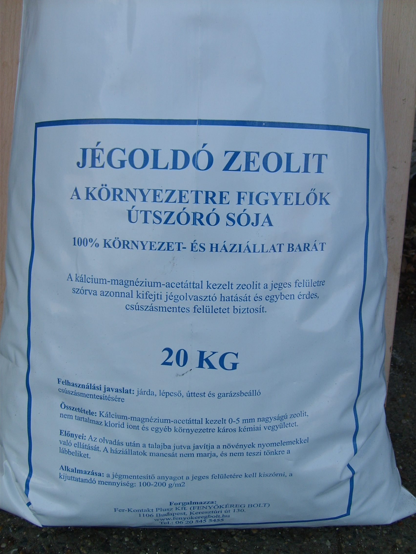 Icing zeolite 20 kg
