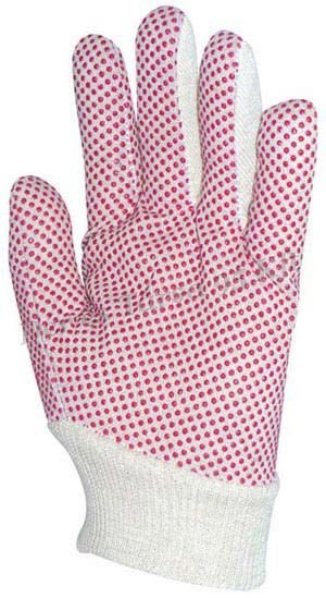 Work gloves cotton polka dot 4160