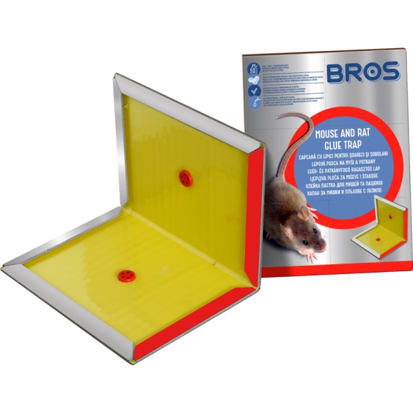 Bros mouse and rat trap adhesive sheet with walnut fragrance