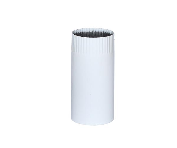 Smoke tube white 1000 mm diameter 120 mm