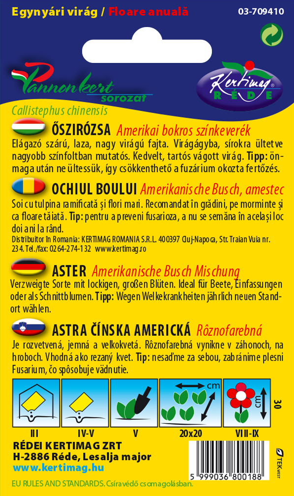 Peonies American bush colour mix 1 g