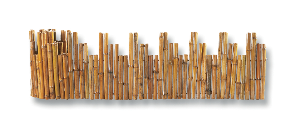 Ágyásszegély Modulo Bamboo 0,3x2 m