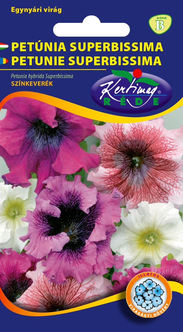 Petúnia, nagyvirágú színkeverék 0,125 g