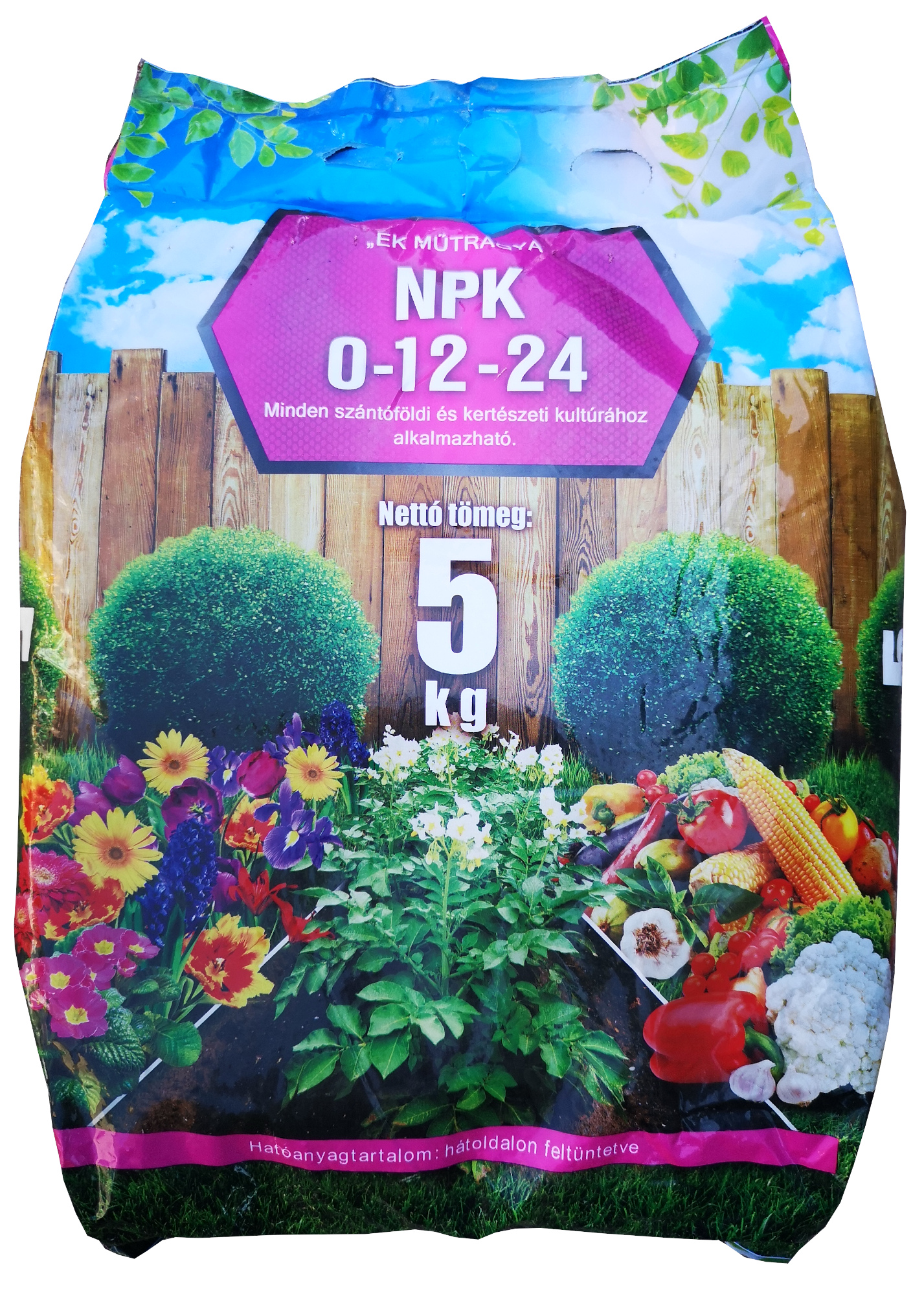 NPK 0-12-24 műtrágya 5 kg
