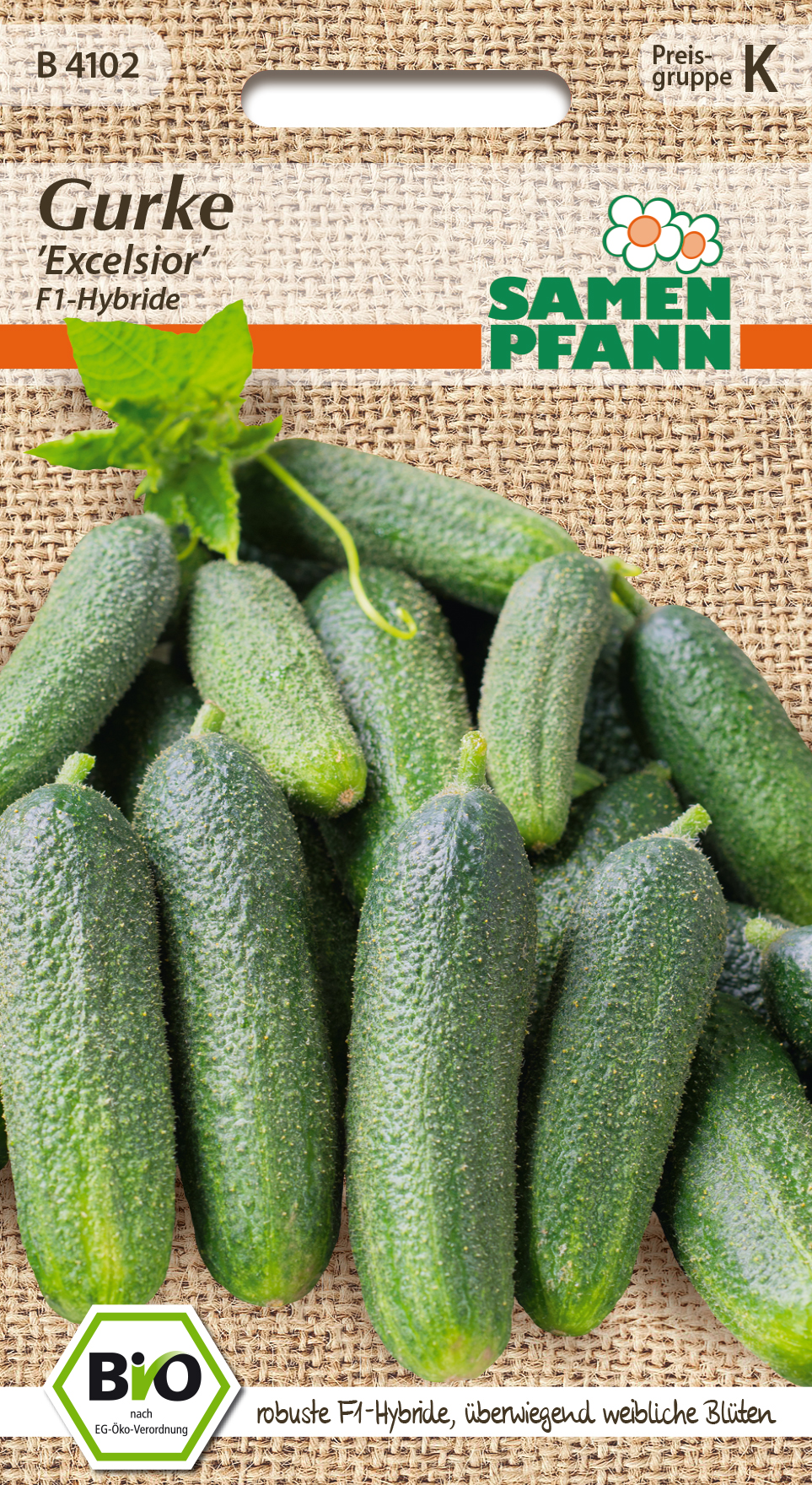 Uborka (konzerv) bio  Excelsior F1 Samen Pfann