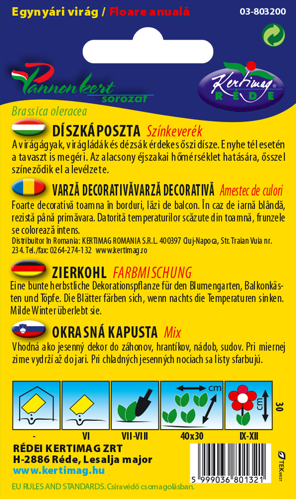 Ornamental cabbage colour mix 0,5g