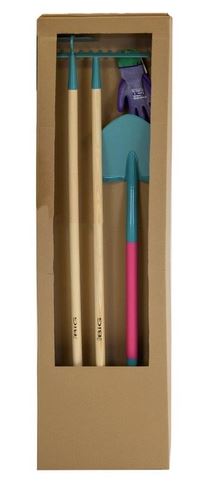 Gardening basic set for ladies - gift box with gift gloves Big Gardening