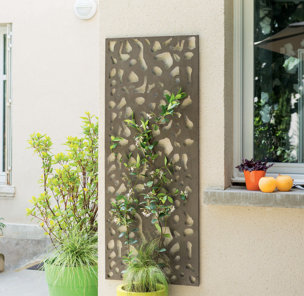 Metal panel with decorative motifs Decoration panel 0,6x1,5 m 2012058