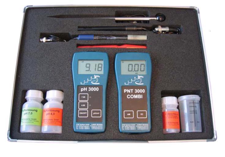Combined PNT 3000 and ph 3000 soil tester