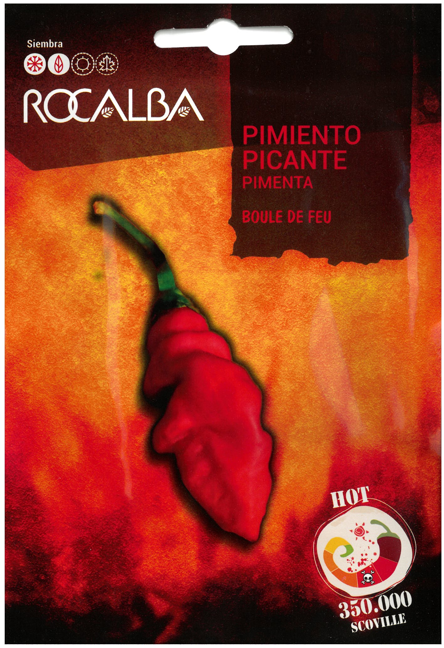 Chili pepper Boule de Feu Rocalba 25 grains