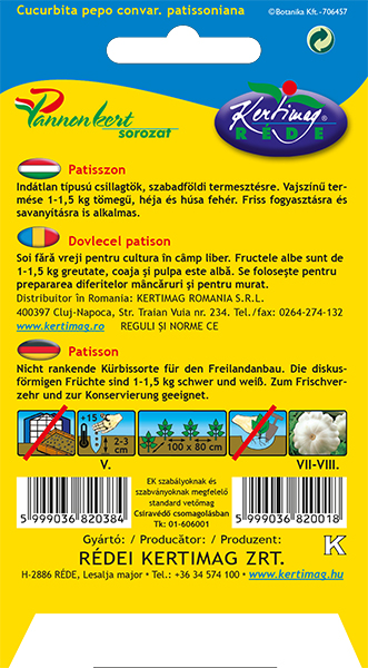 Patisone óvari white 3g