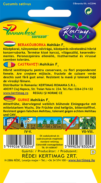 Cucumber (canned) Mohican F1 1g