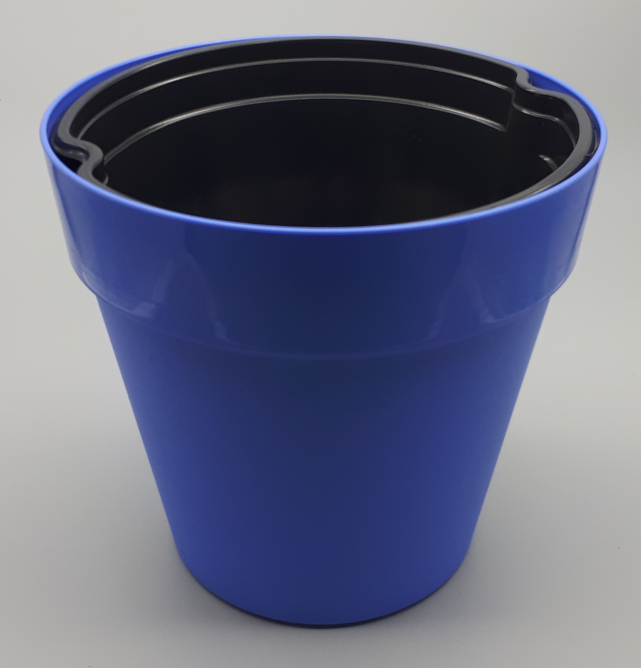 Decor pot blue 21