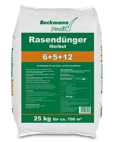 Beckmann autumn turf 6-5-12 25kg
