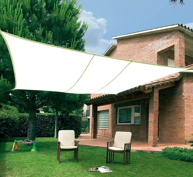 Kifeszíthető árnyékoló Sun-net Kit Polyester bézs 3,6x3,6 m