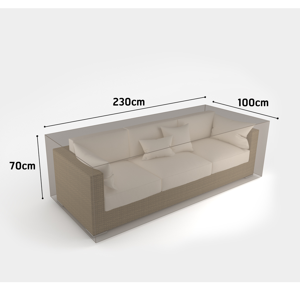 Kerti bútor takaró háromszemélyes kerti kanapéhoz Covertop 230x100x70 cm