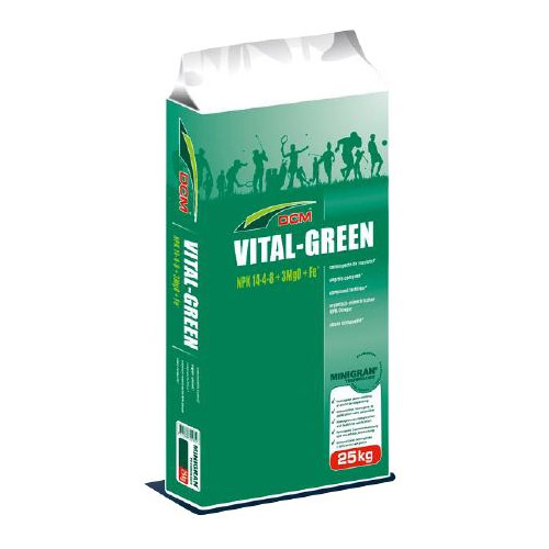 DCM Vital green 14-4-8+3 MgO+Fe+microelements 25 kg