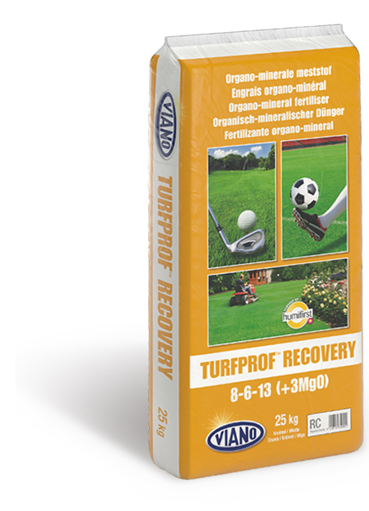 Viano Turfprof Recovery szerves gyeptáp vetéshez, felülvetéshez 8-6-13+3MgO 25 kg