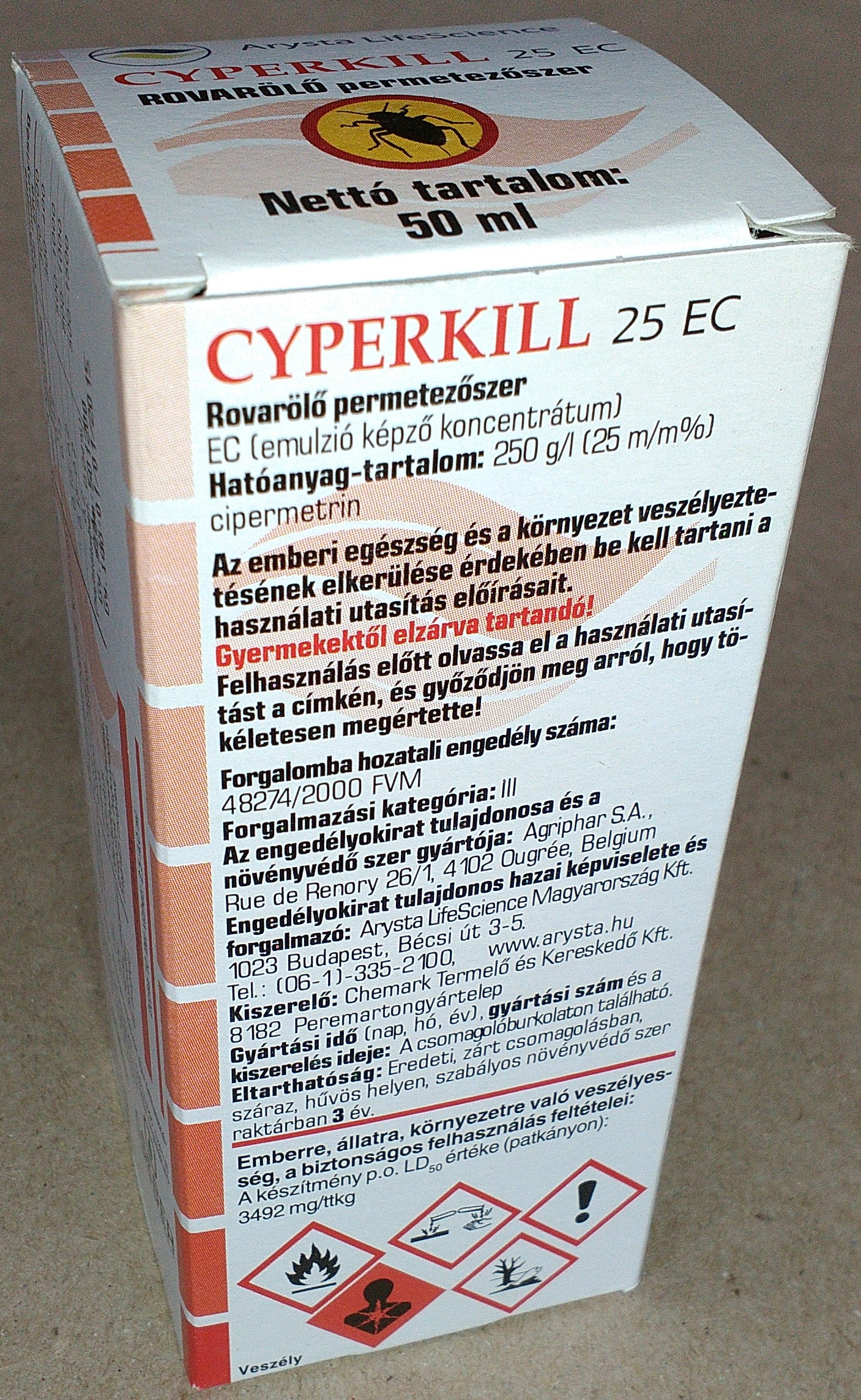 Cyperkill 25 EC 50 ml