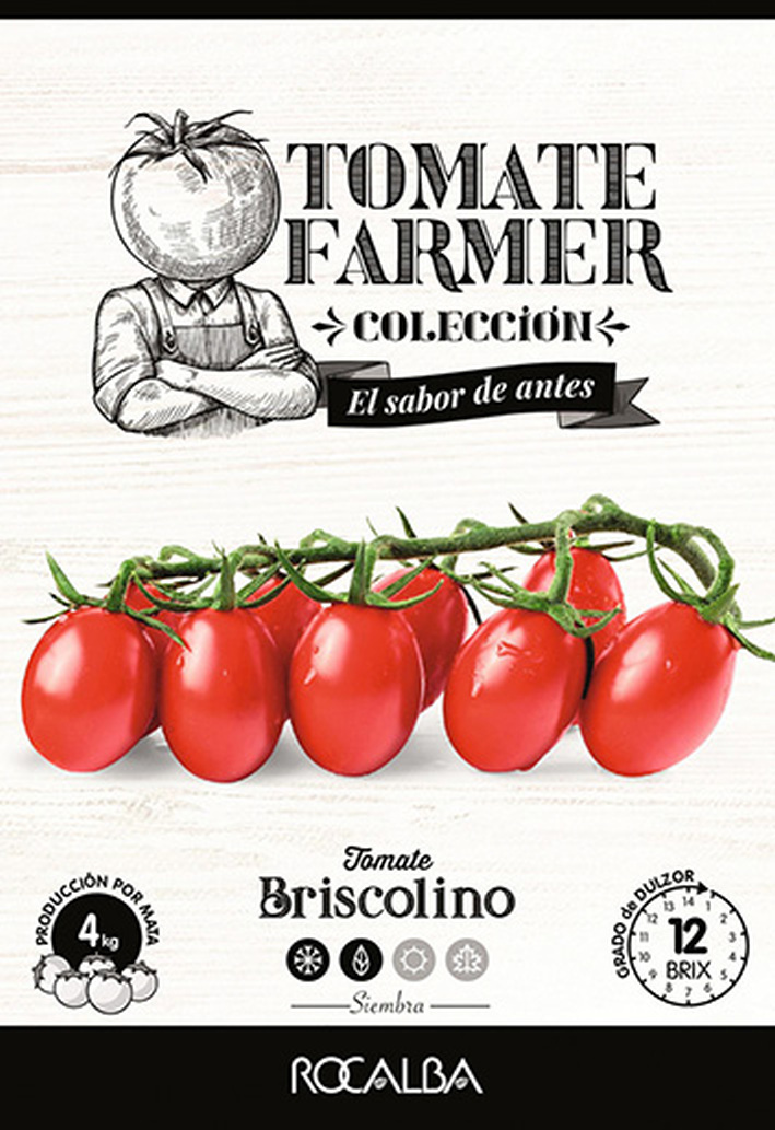 Cherry tomatoes Briscolino (Farmer) Rocalba 8 grains